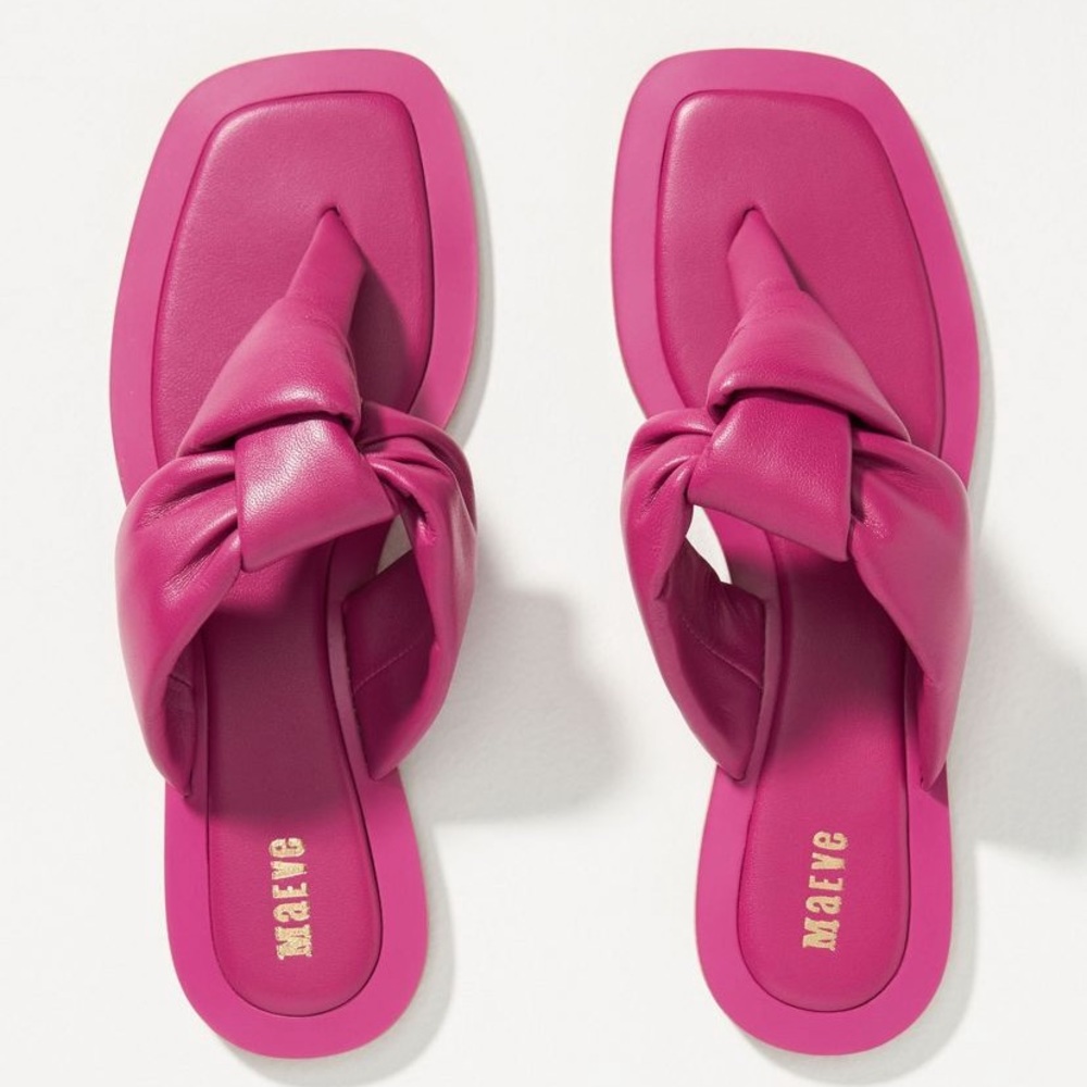 Maeve puffy knotted sandals
